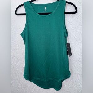 NWT ID Ideology dark green tank top!